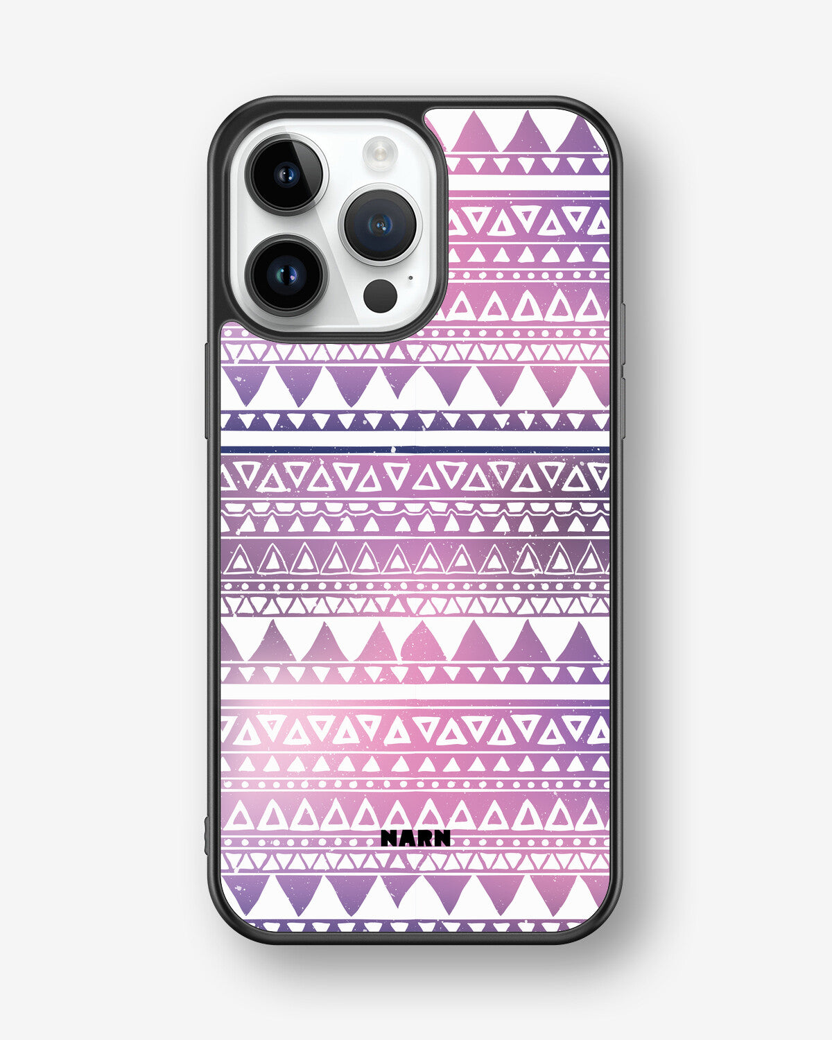 iPhone 14 Pro Max Hard Case – Purple Aztec - View 1