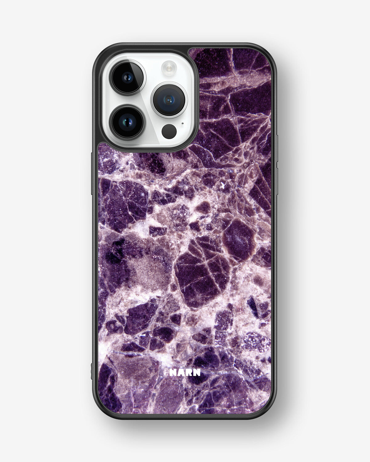 iPhone 14 Pro Max Hard Case – Purple Marble - View 1