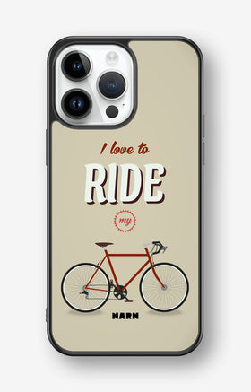 iPhone 14 Pro Max Hard Case – Ride My Bicycle - View 1