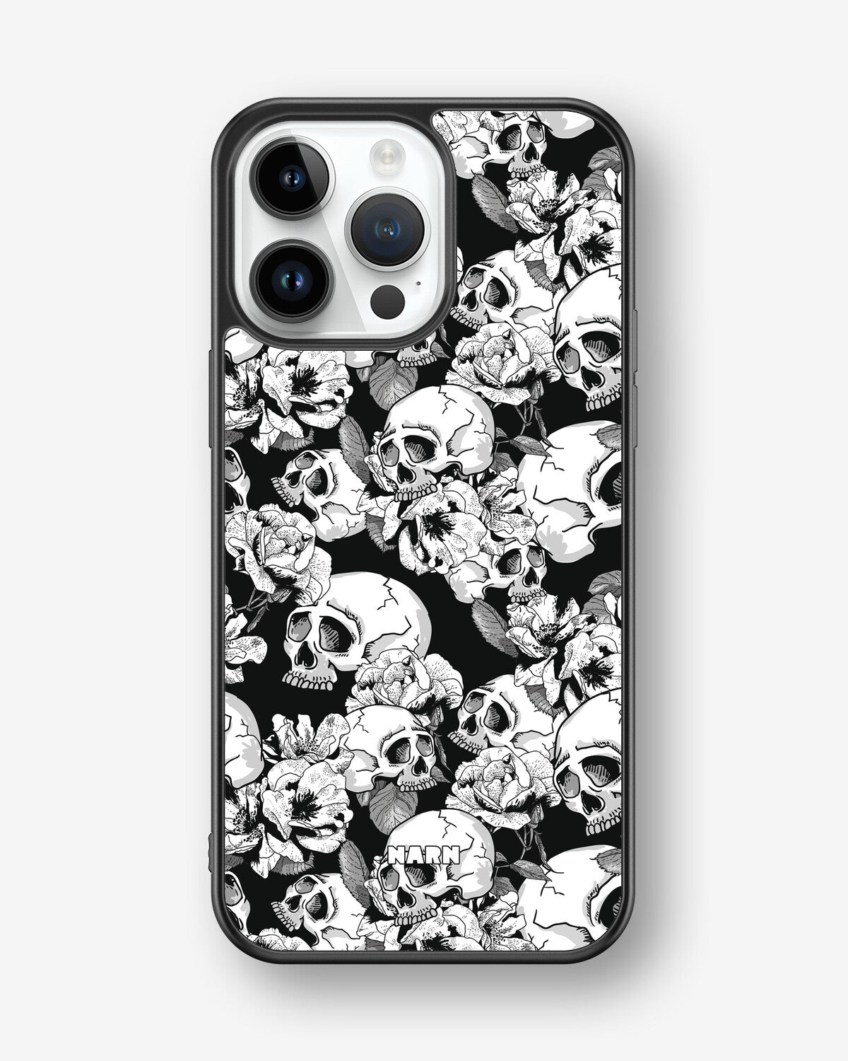 iPhone 14 Pro Max Hard Case – Skull Garden - View 1