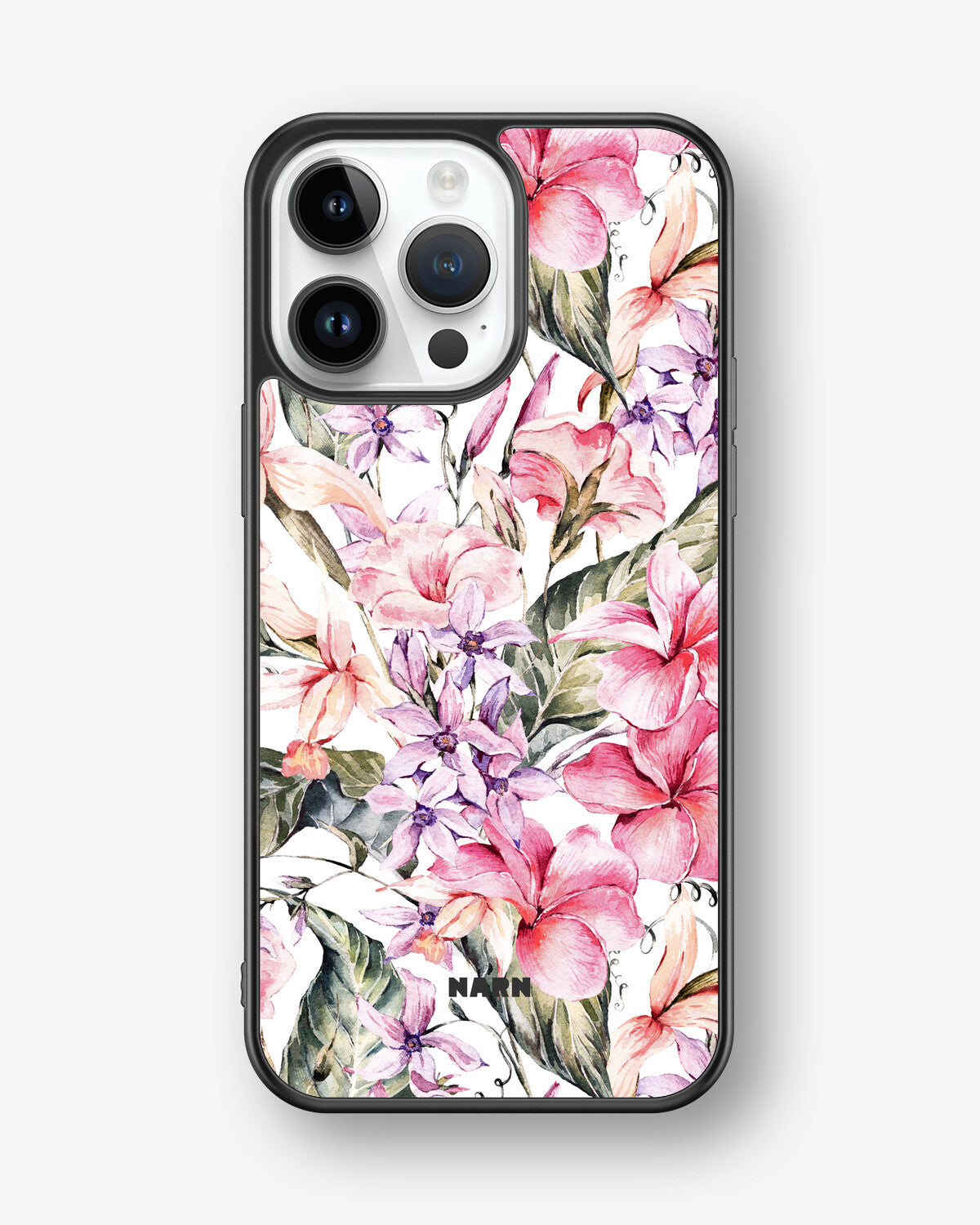 iPhone 14 Pro Max Hard Case – Watercolor Flowers - View 1