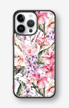 iPhone 14 Pro Max Hard Case – Watercolor Flowers - View 1