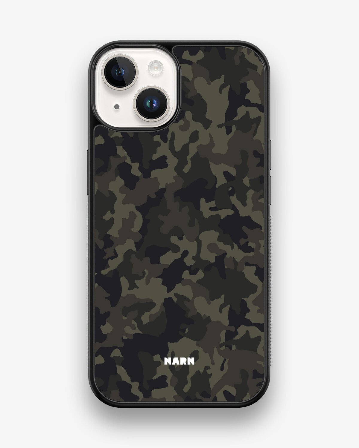 iPhone 14 Hard Case – Jungle Green Camo - View 1