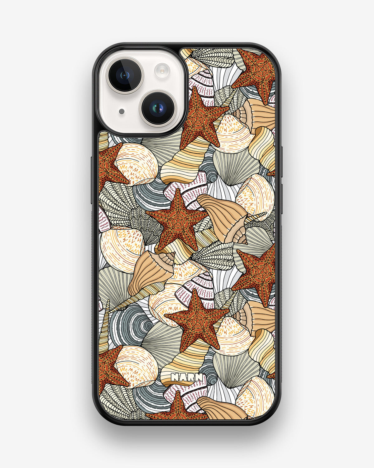 iPhone 14 Hard Case – Sea Shells - View 1