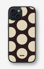 iPhone 15 Hard Case – Bold Dots - View 1
