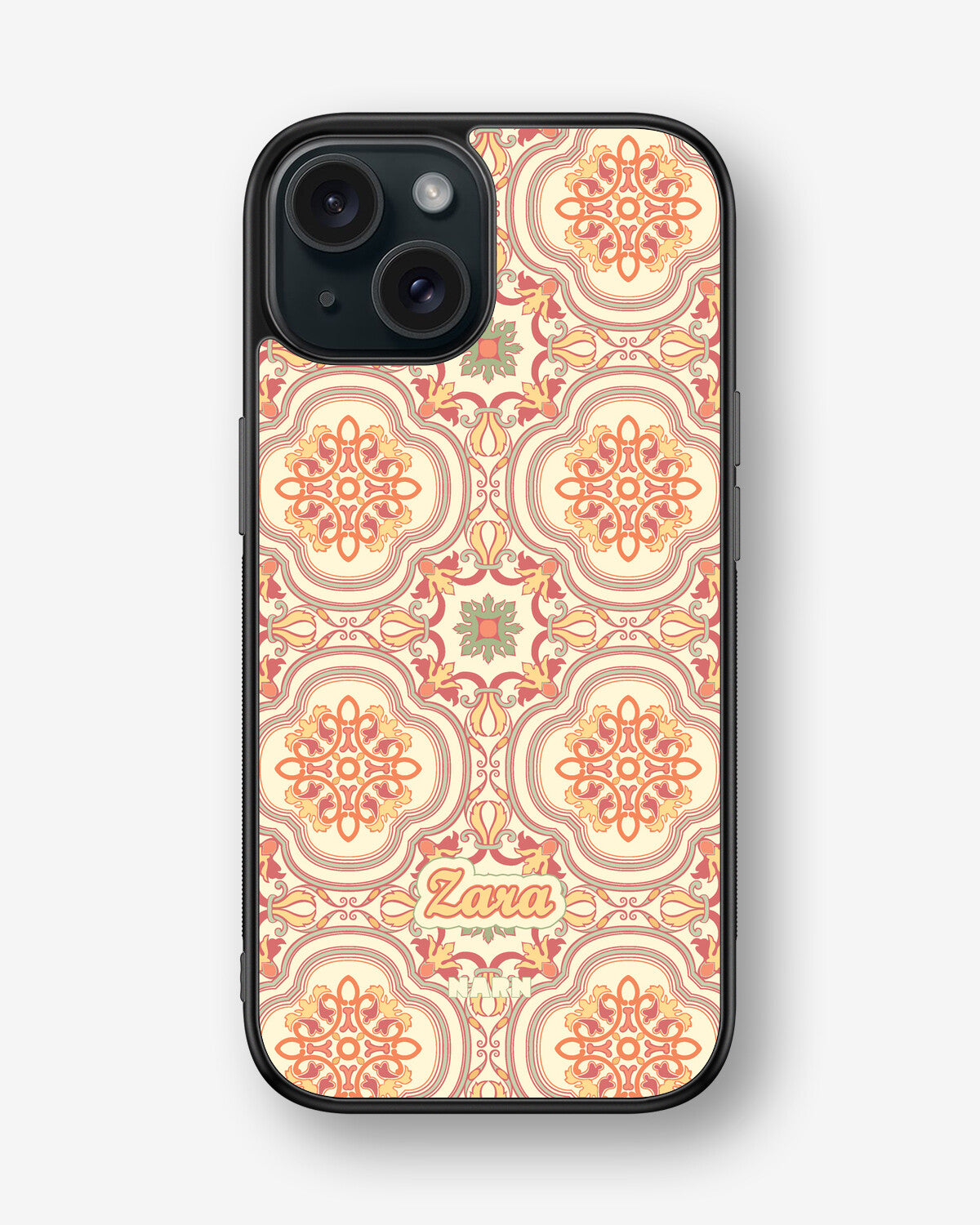 iPhone 15 Hard Case – Custom - Moroccan - View 1