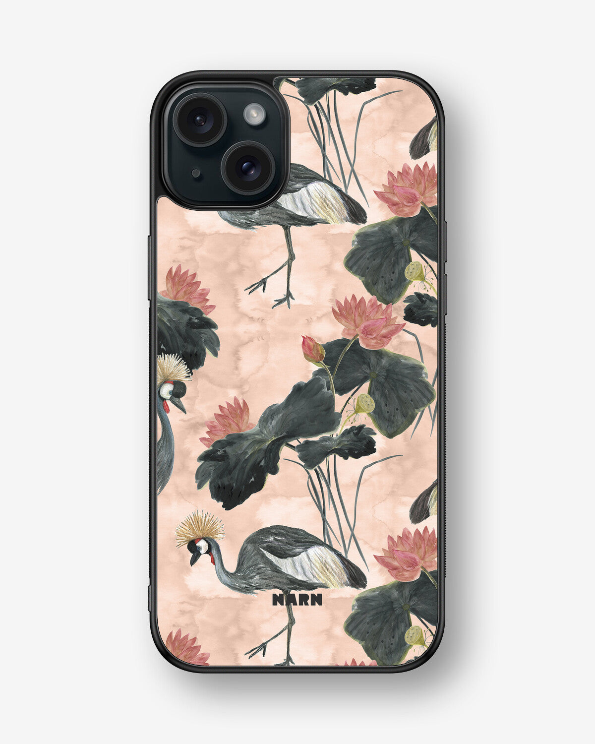 iPhone 15 Plus Hard Case – Crowned Bird - View 1