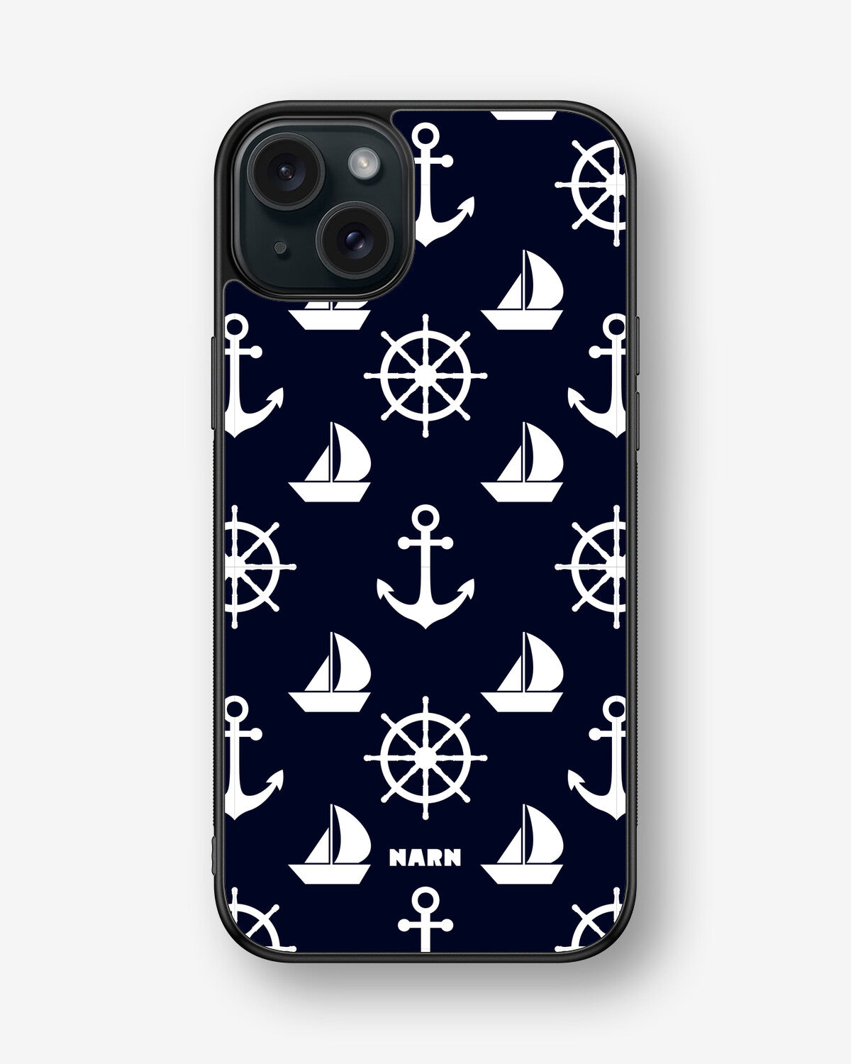 iPhone 15 Plus Hard Case – Deep Blue Voyage - View 1