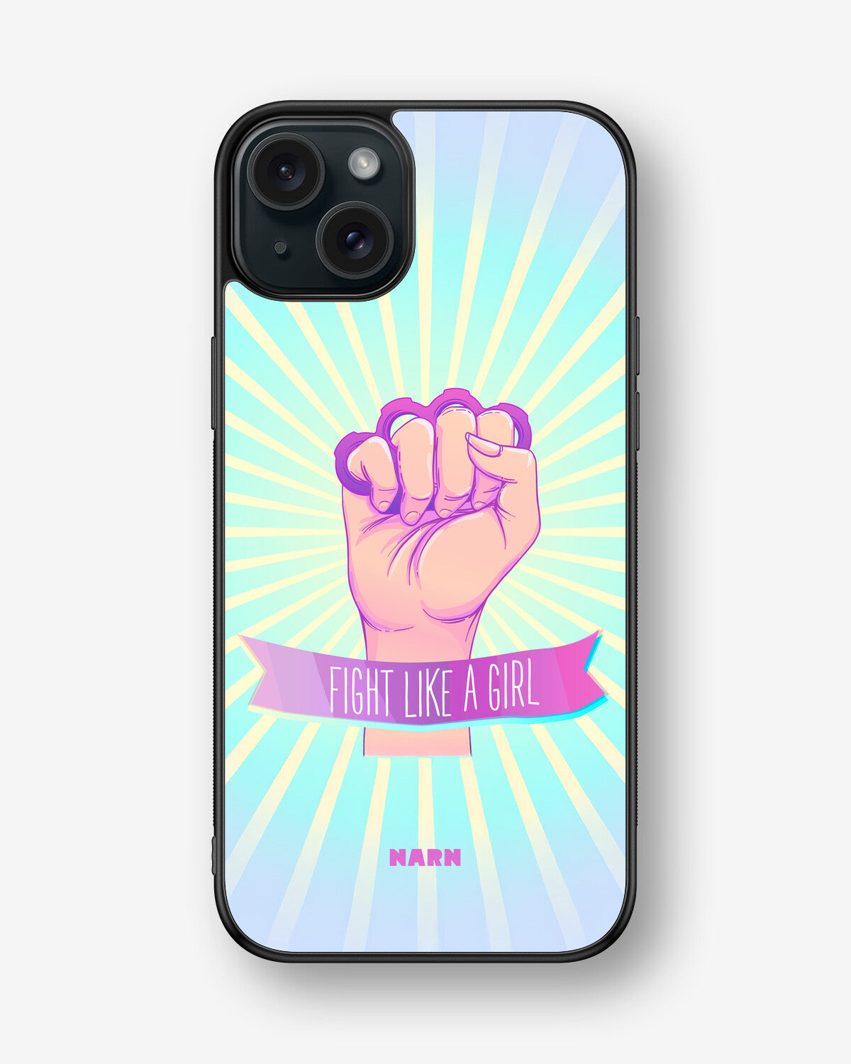 iPhone 15 Plus Hard Case – Fight Like A Girl - View 1