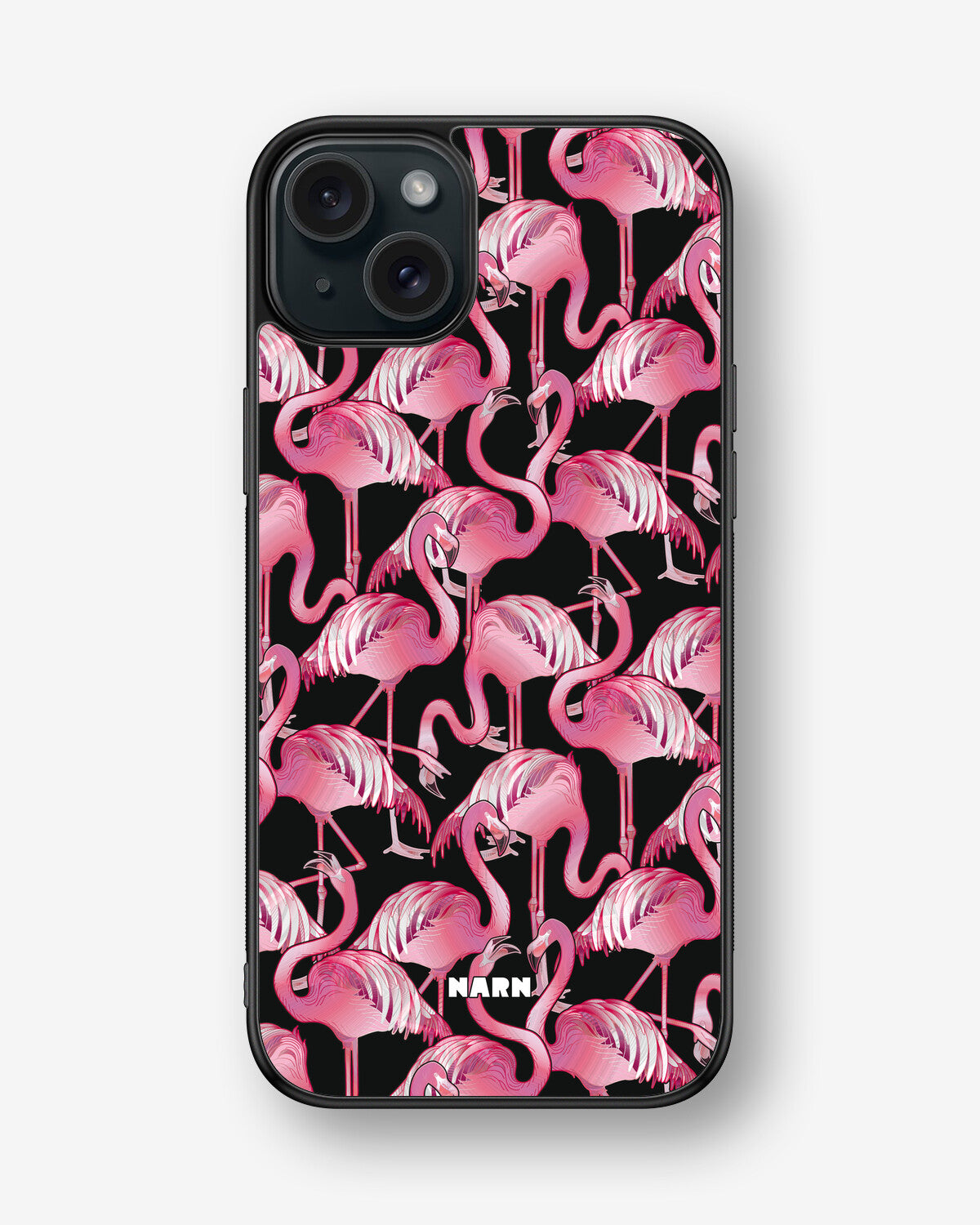 iPhone 15 Plus Hard Case – Flamingos - View 1
