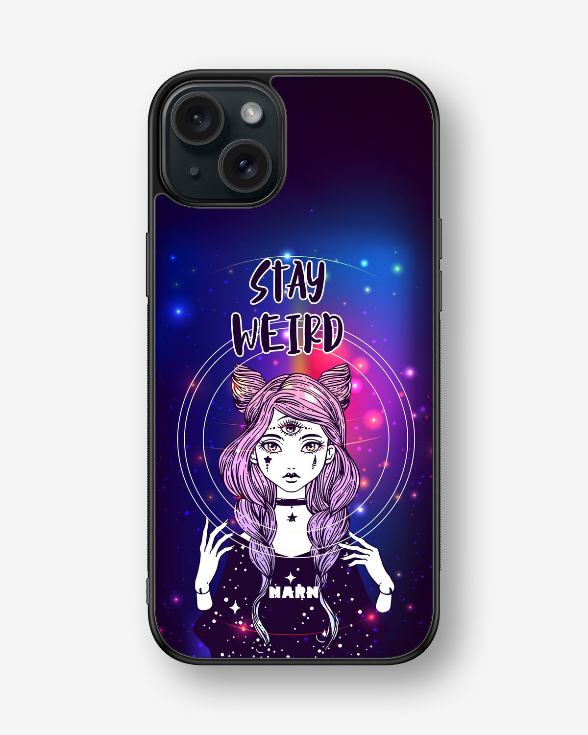 iPhone 15 Plus Hard Case – Galactic Weird - View 1