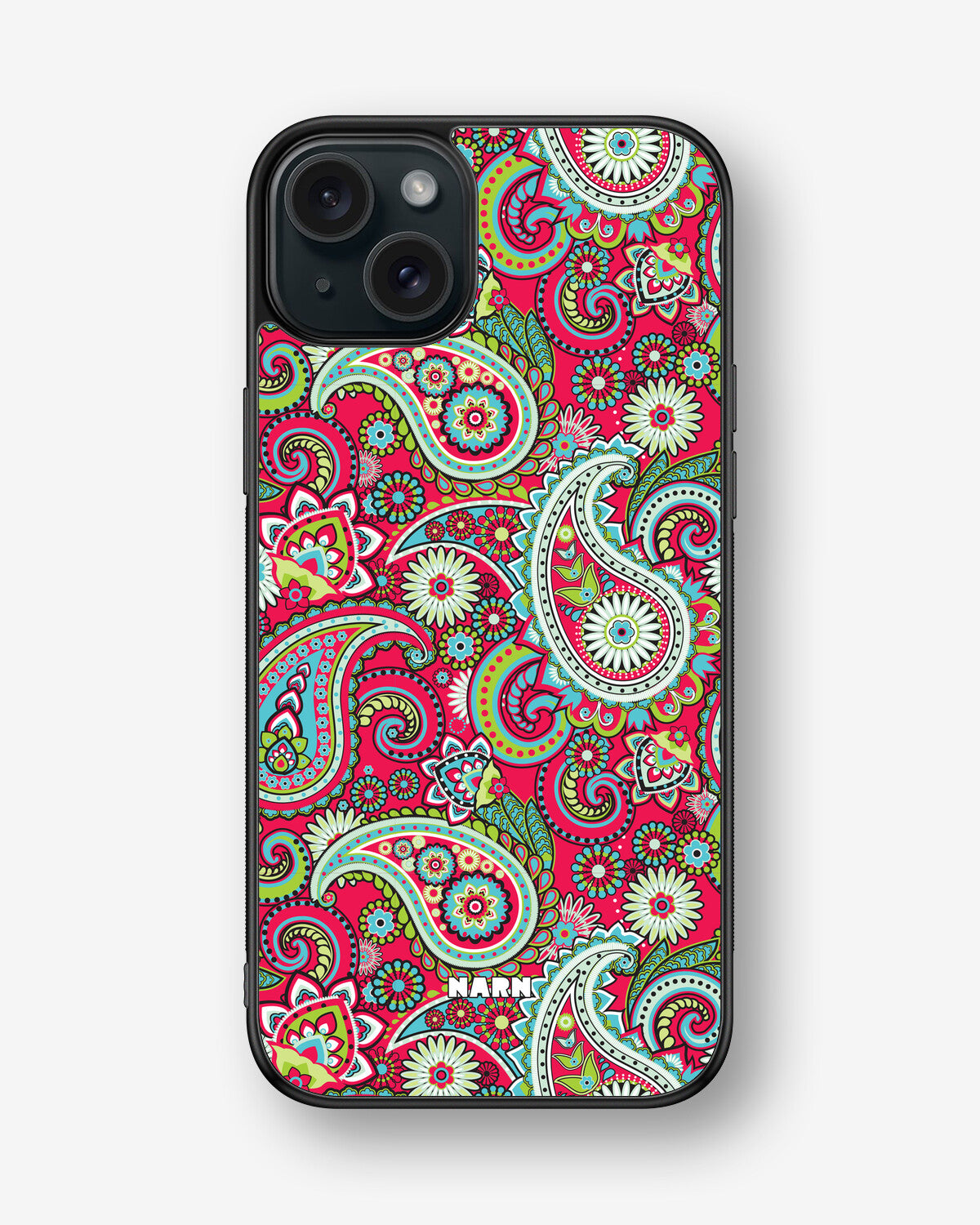 iPhone 15 Plus Hard Case – Paisley Paradise - View 1