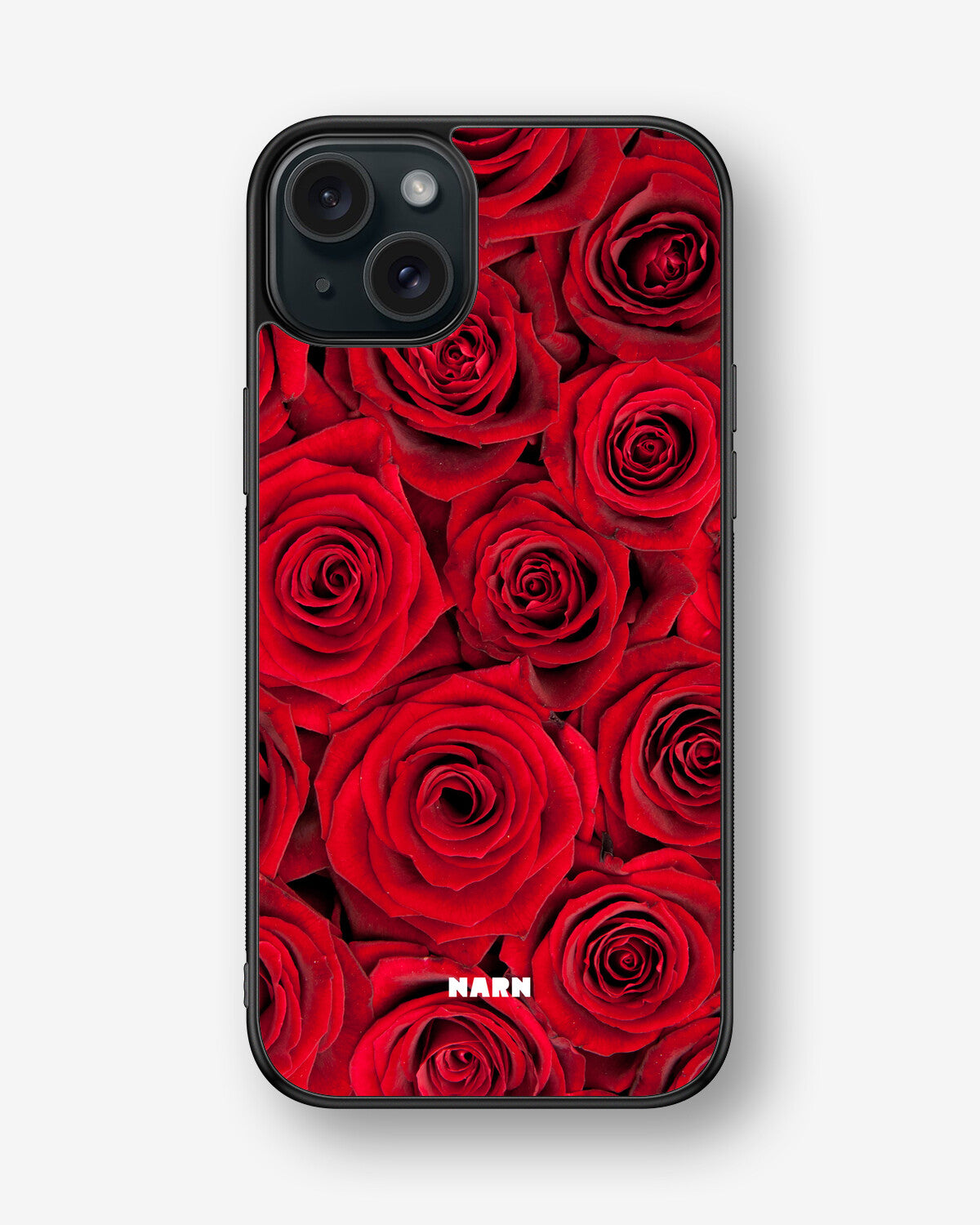 iPhone 15 Plus Hard Case – Red Roses - View 1
