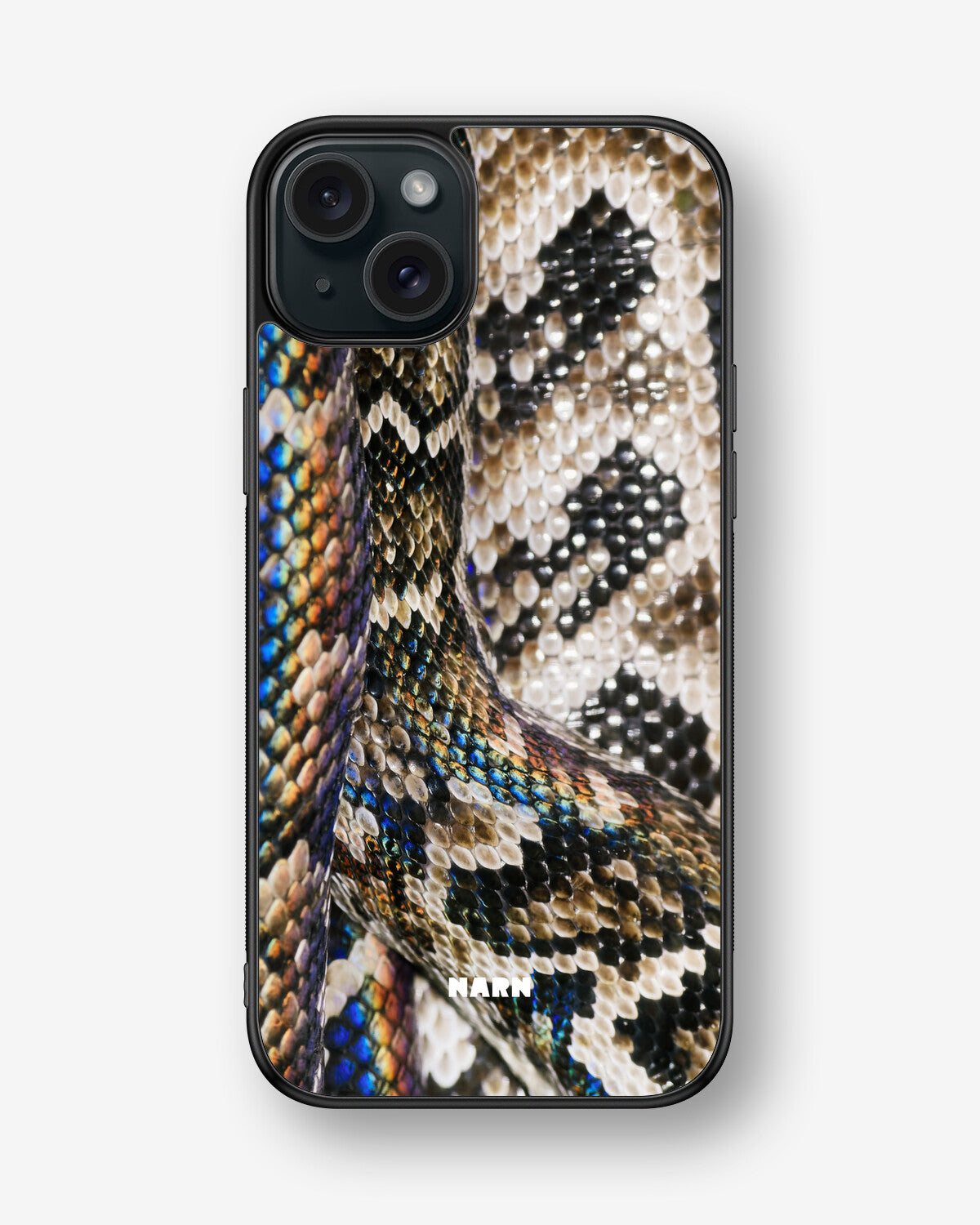 iPhone 15 Plus Hard Case – Shining Snakeskin - View 1