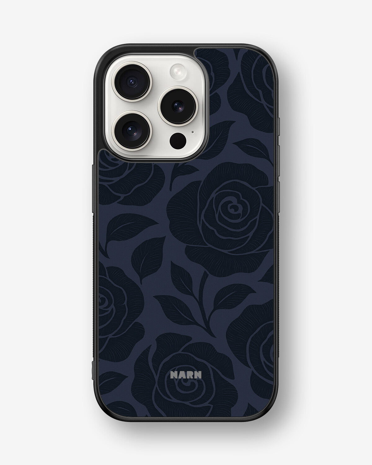 iPhone 15 Pro Hard Case – Midnight Rose - View 1