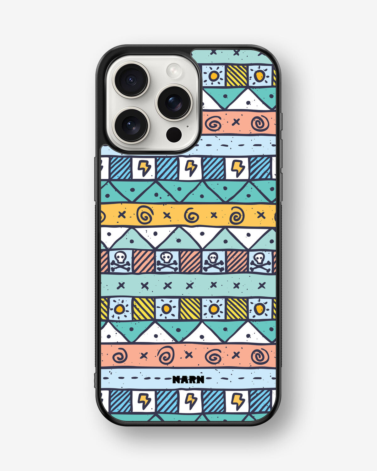 iPhone 15 Pro Max Hard Case – Cute Pattern - View 1