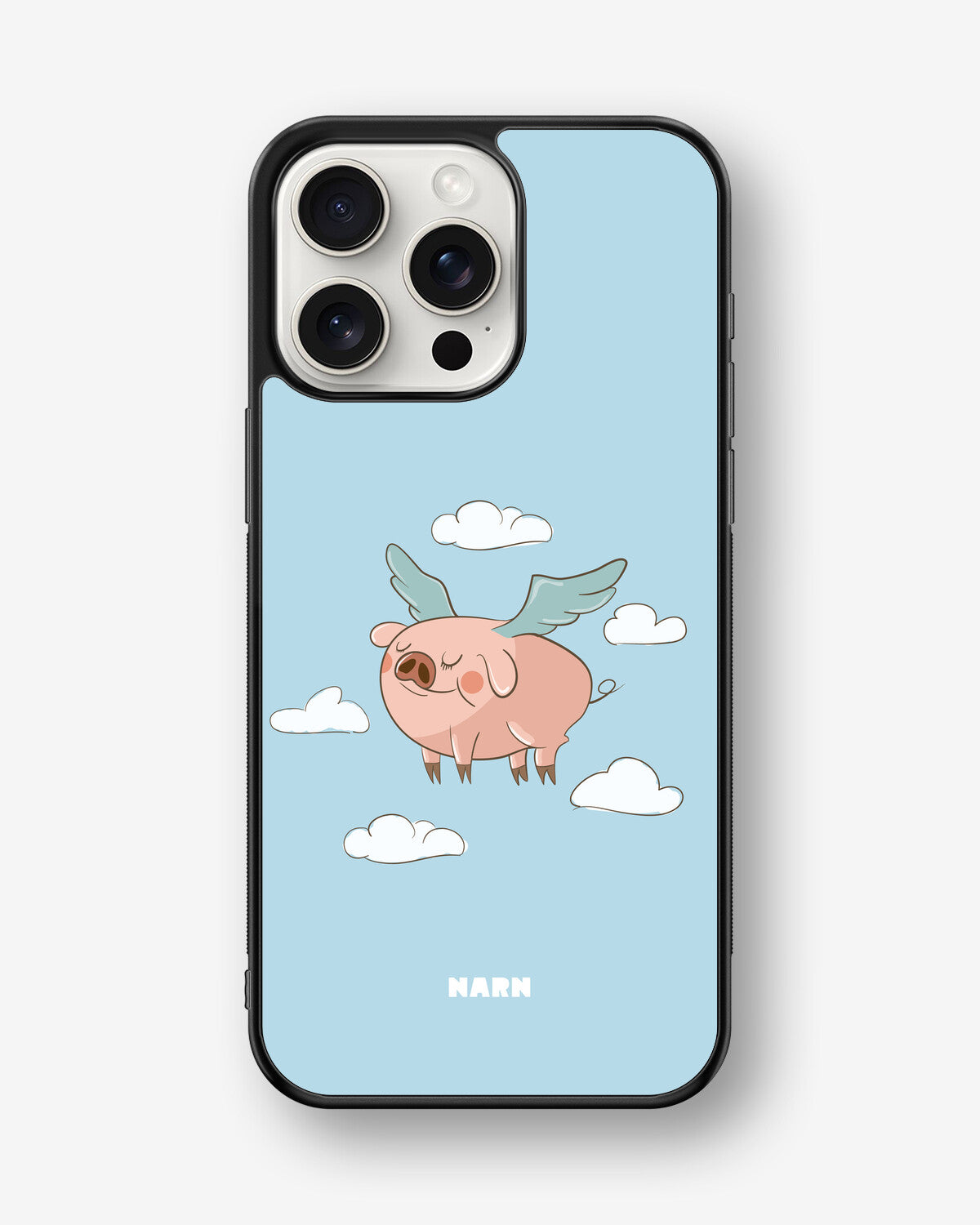 iPhone 15 Pro Max Hard Case – Dreamy Pig - View 1