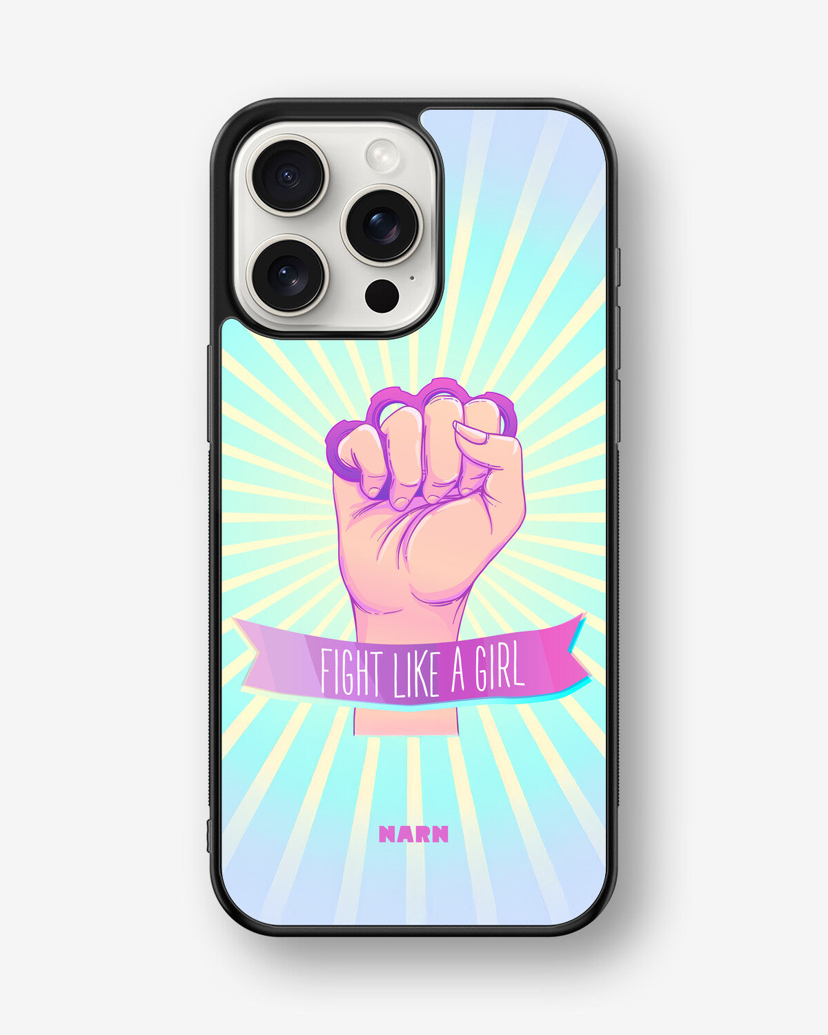iPhone 15 Pro Max Hard Case – Fight Like A Girl - View 1