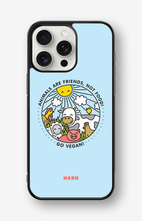 iPhone 15 Pro Max Hard Case – Friends, Not Food - View 1