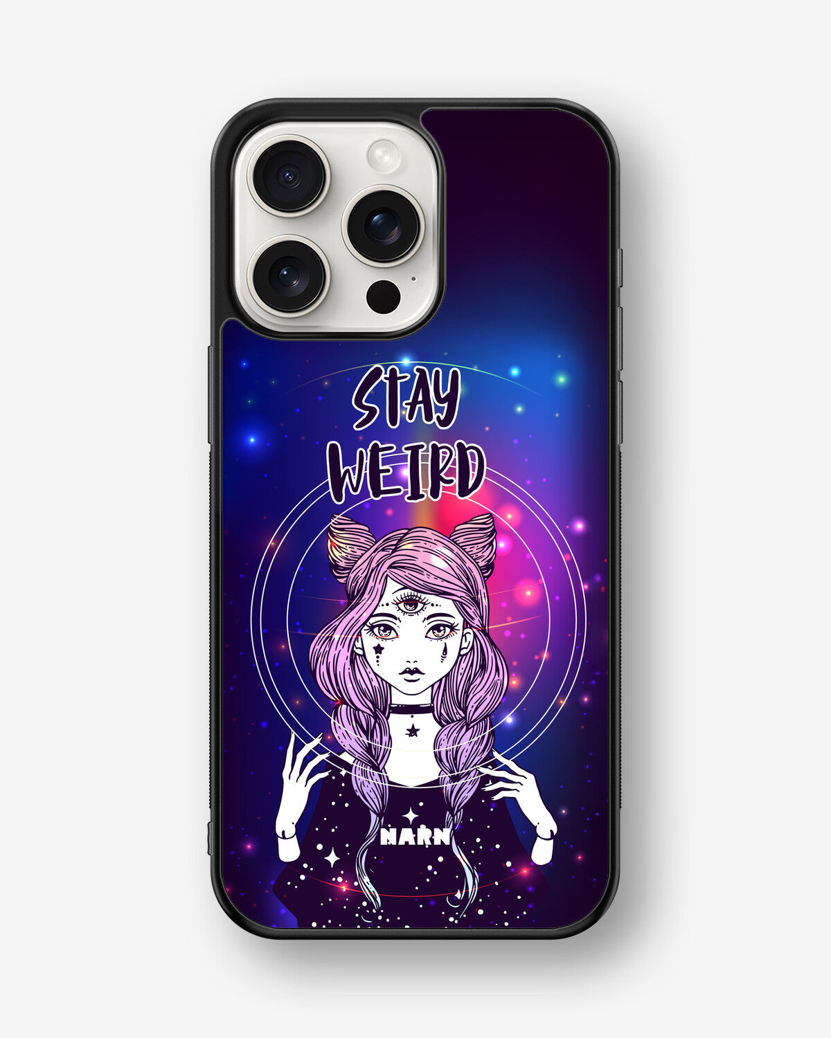 iPhone 15 Pro Max Hard Case – Galactic Weird - View 1