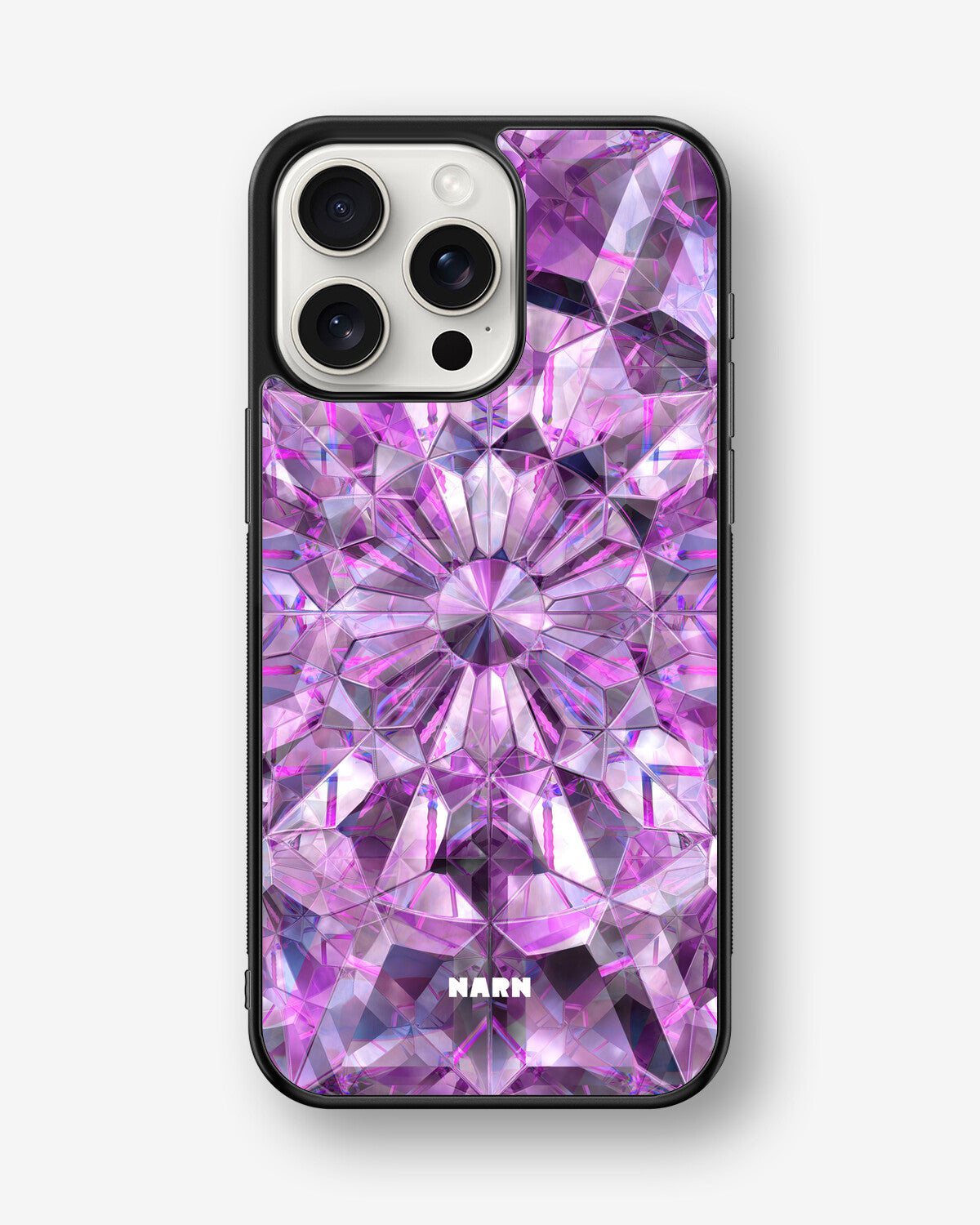 iPhone 15 Pro Max Hard Case – Lavender Crystals - View 1