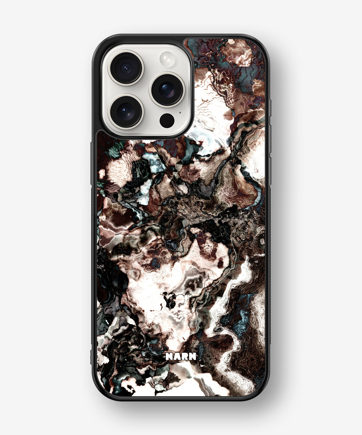 iPhone 15 Pro Max Hard Case – Marble Brown - View 1