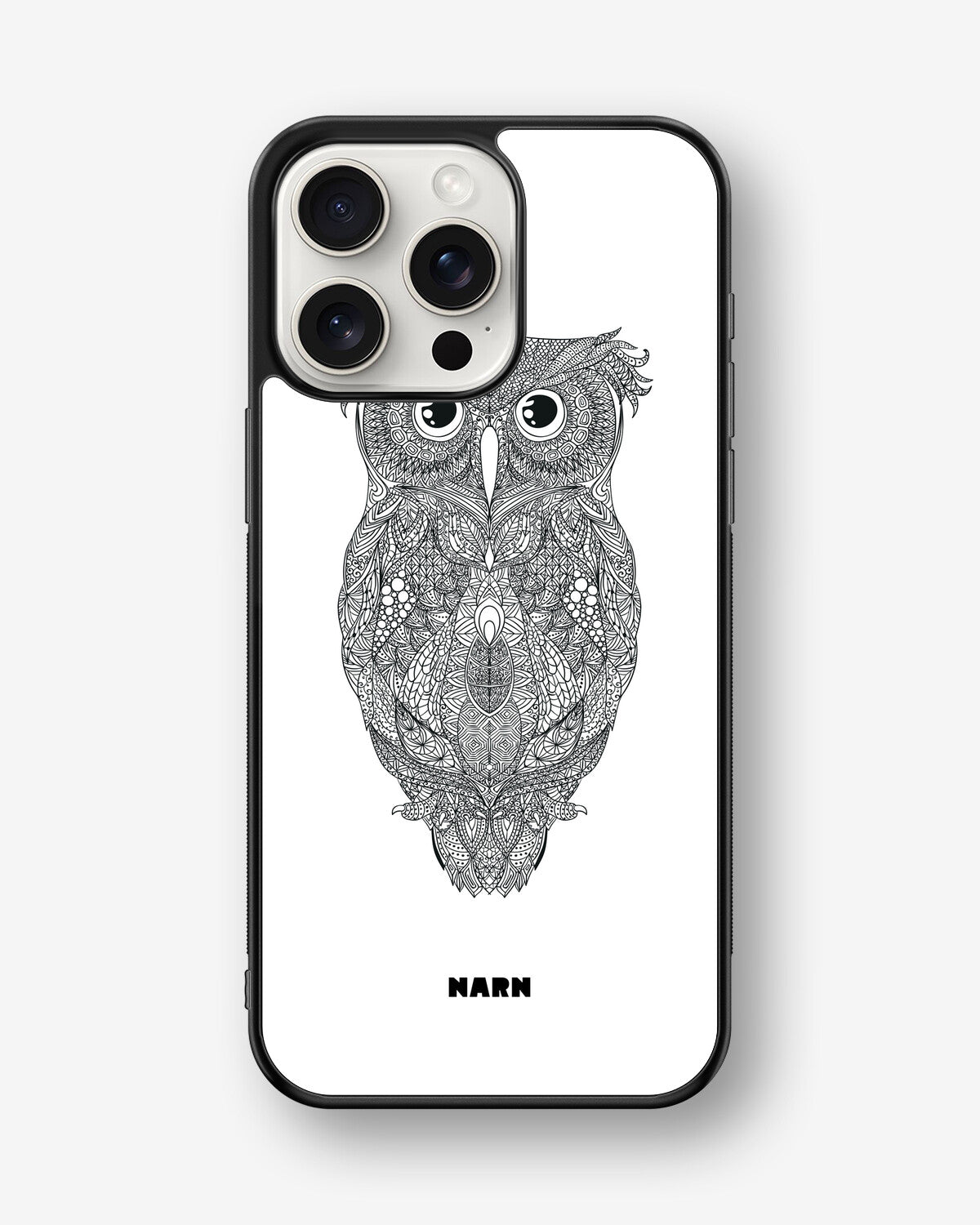 iPhone 15 Pro Max Hard Case – Owl - View 1