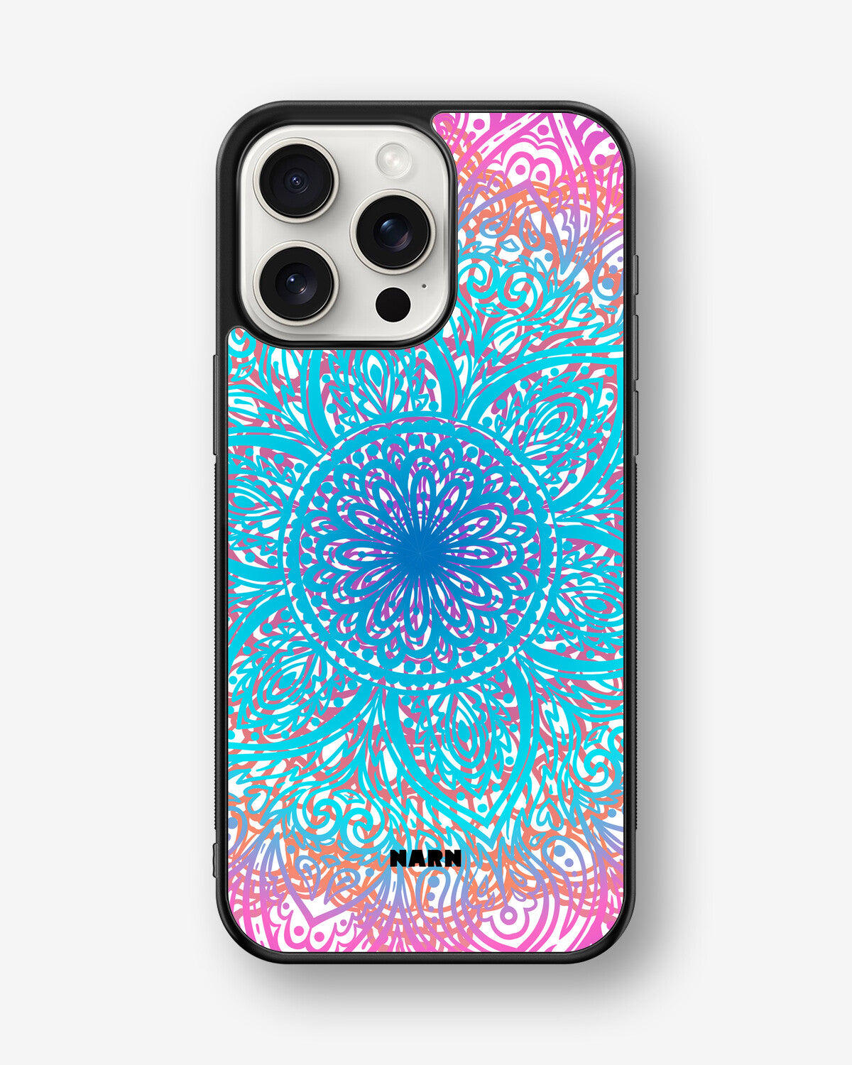 iPhone 15 Pro Max Hard Case – Pastel Mandala - View 1