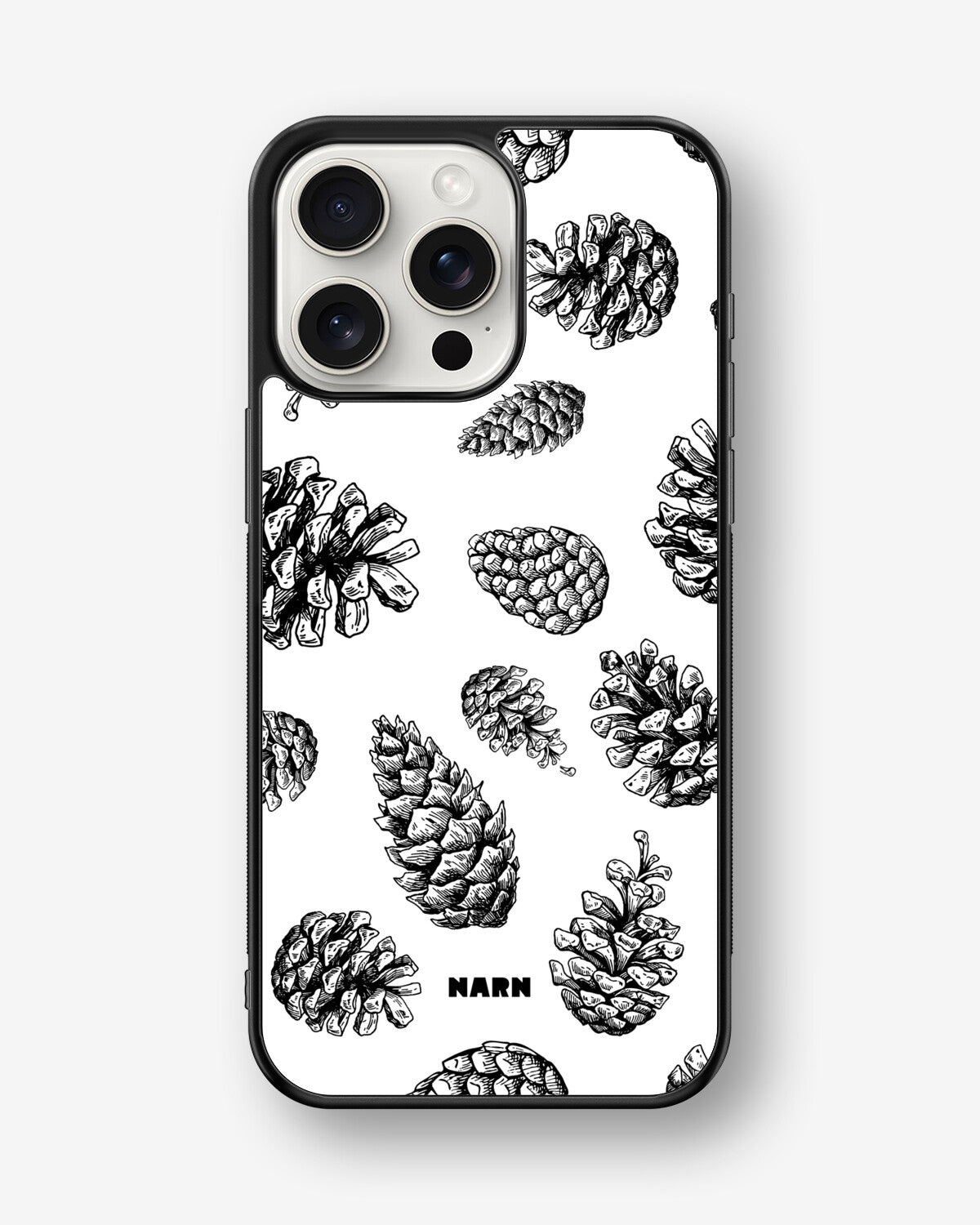 iPhone 15 Pro Max Hard Case – Pine Cones - View 1