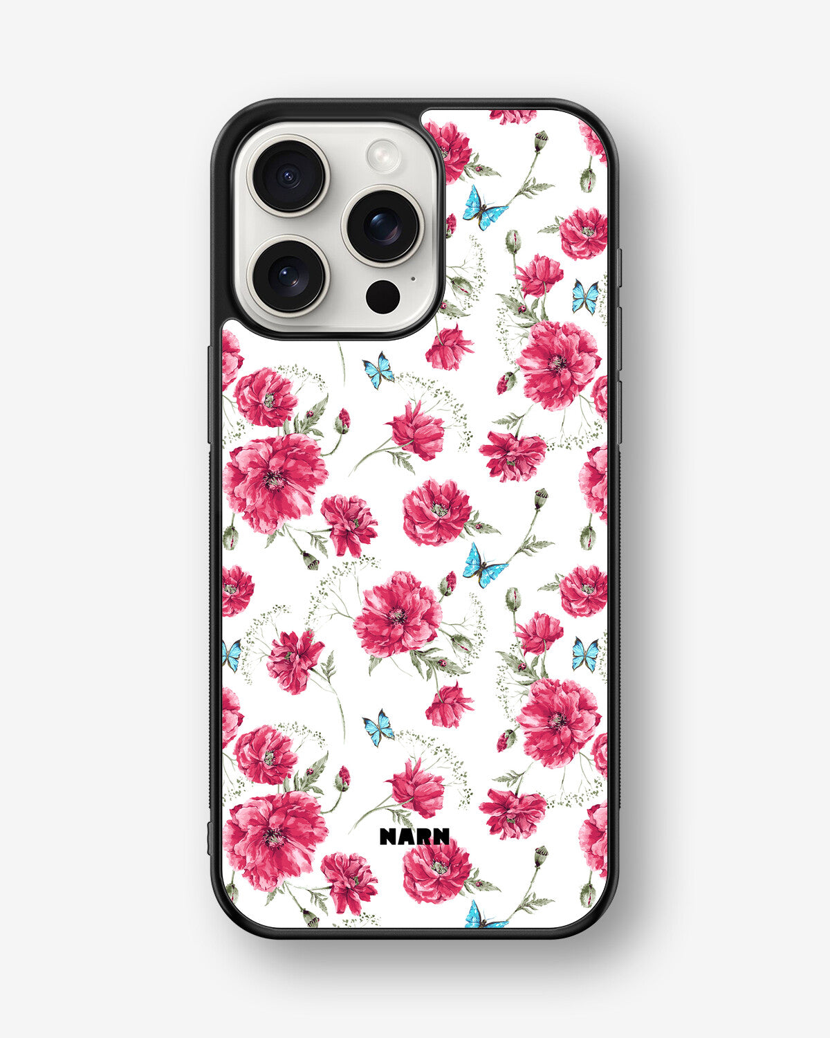 iPhone 15 Pro Max Hard Case – Poppies in Bloom - View 1