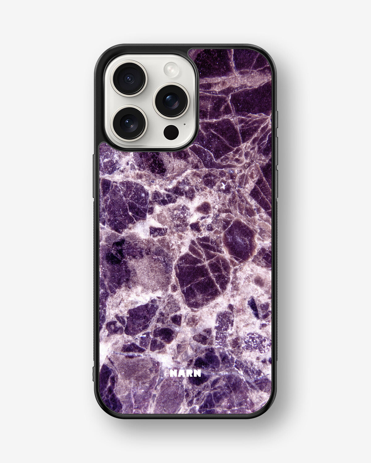 iPhone 15 Pro Max Hard Case – Purple Marble - View 1