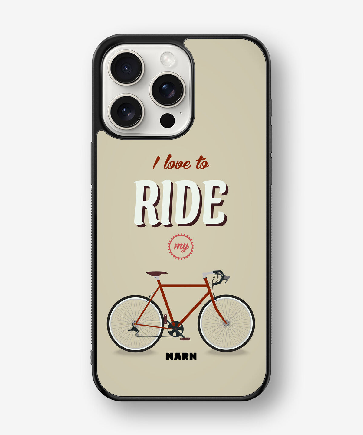 iPhone 15 Pro Max Hard Case – Ride My Bicycle - View 1