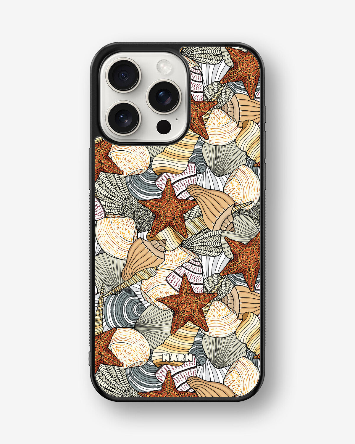 iPhone 15 Pro Max Hard Case – Sea Shells - View 1
