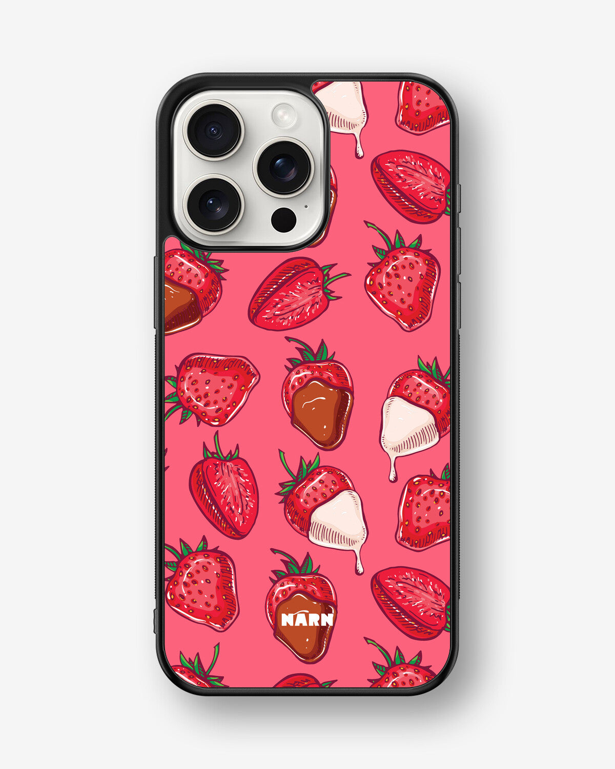 iPhone 15 Pro Max Hard Case – Strawberry Chocolate - View 1