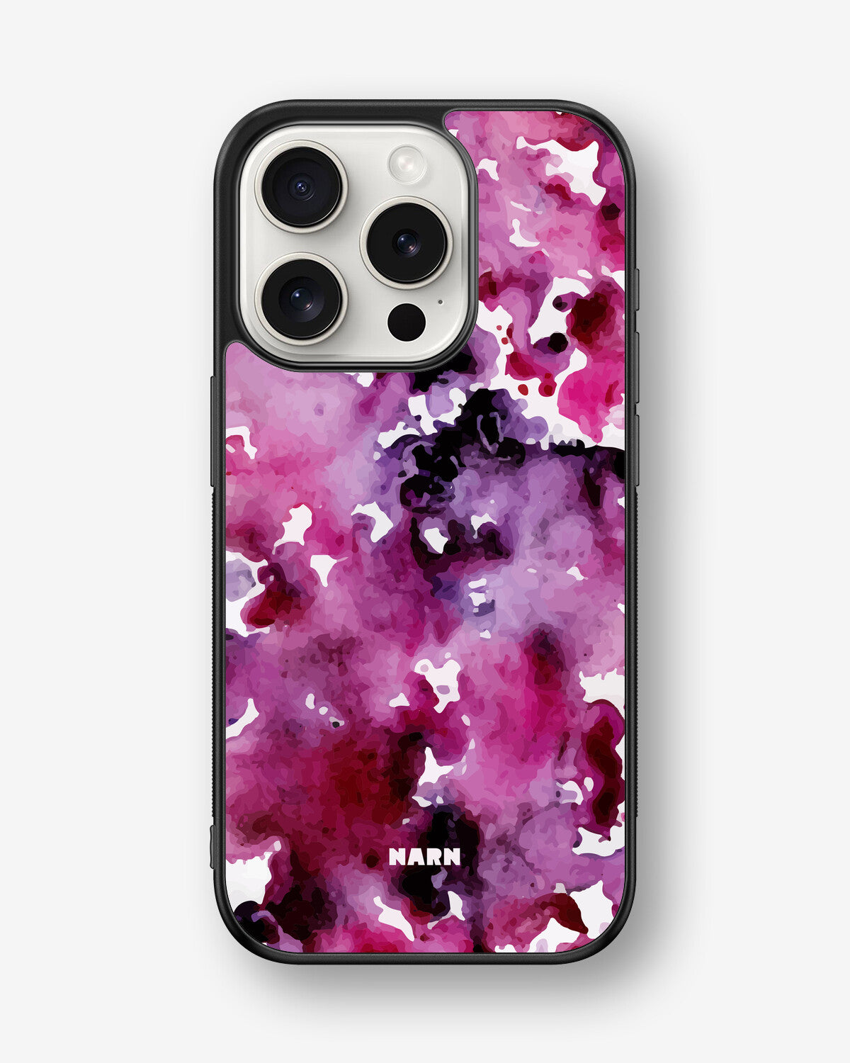 iPhone 15 Pro Hard Case – Floral Splash - View 1