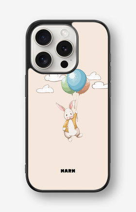iPhone 15 Pro Hard Case – Flying Rabbit - View 1