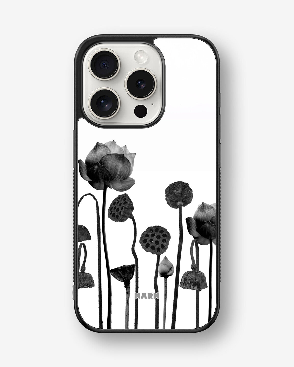 iPhone 15 Pro Hard Case – Lotus Blooms - View 1
