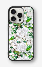 iPhone 15 Pro Hard Case – White Bloom - View 1