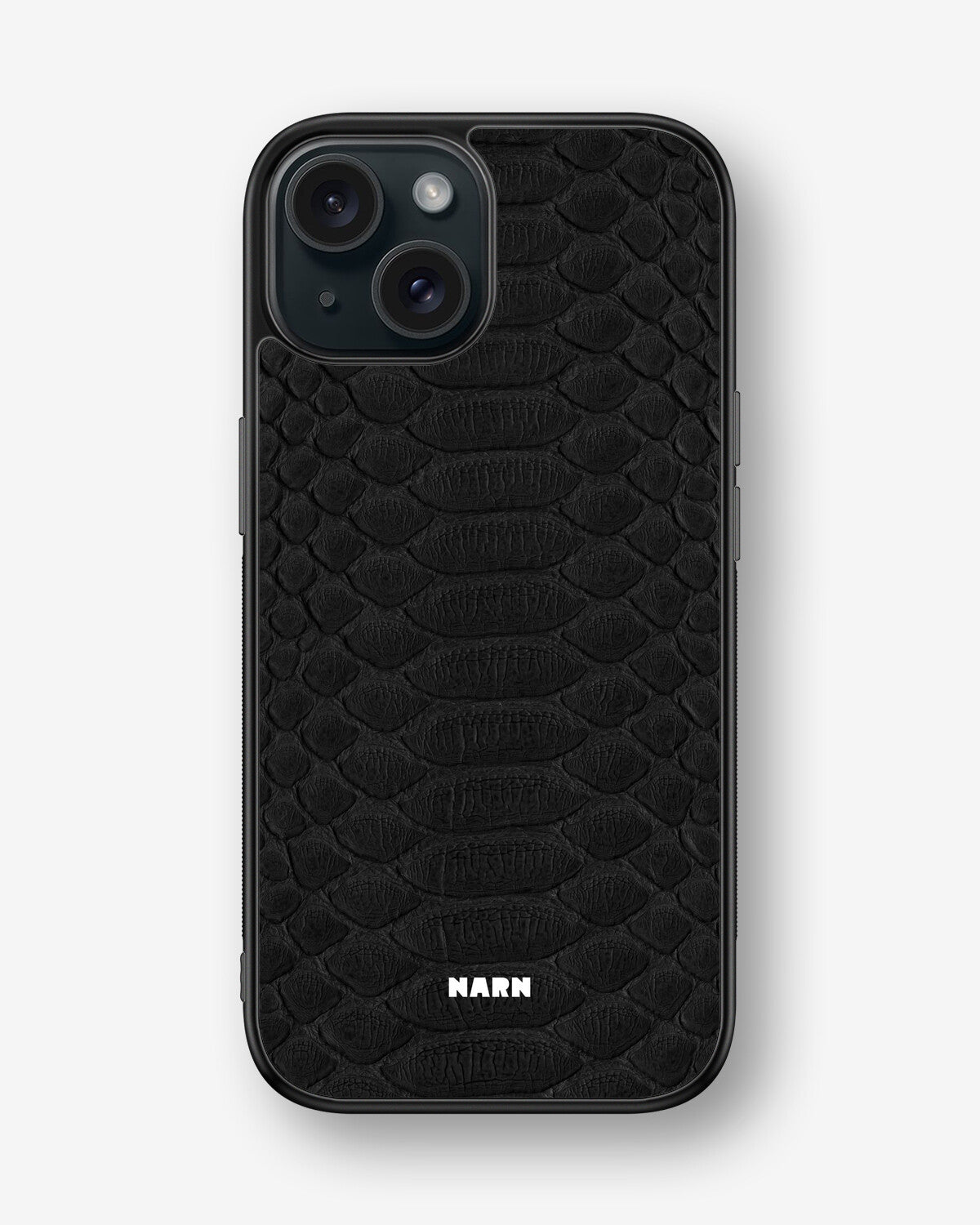 iPhone 15 Hard Case – Black Snake - View 1