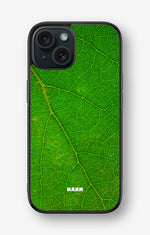 iPhone 15 Hard Case – Green Leafy - View 1