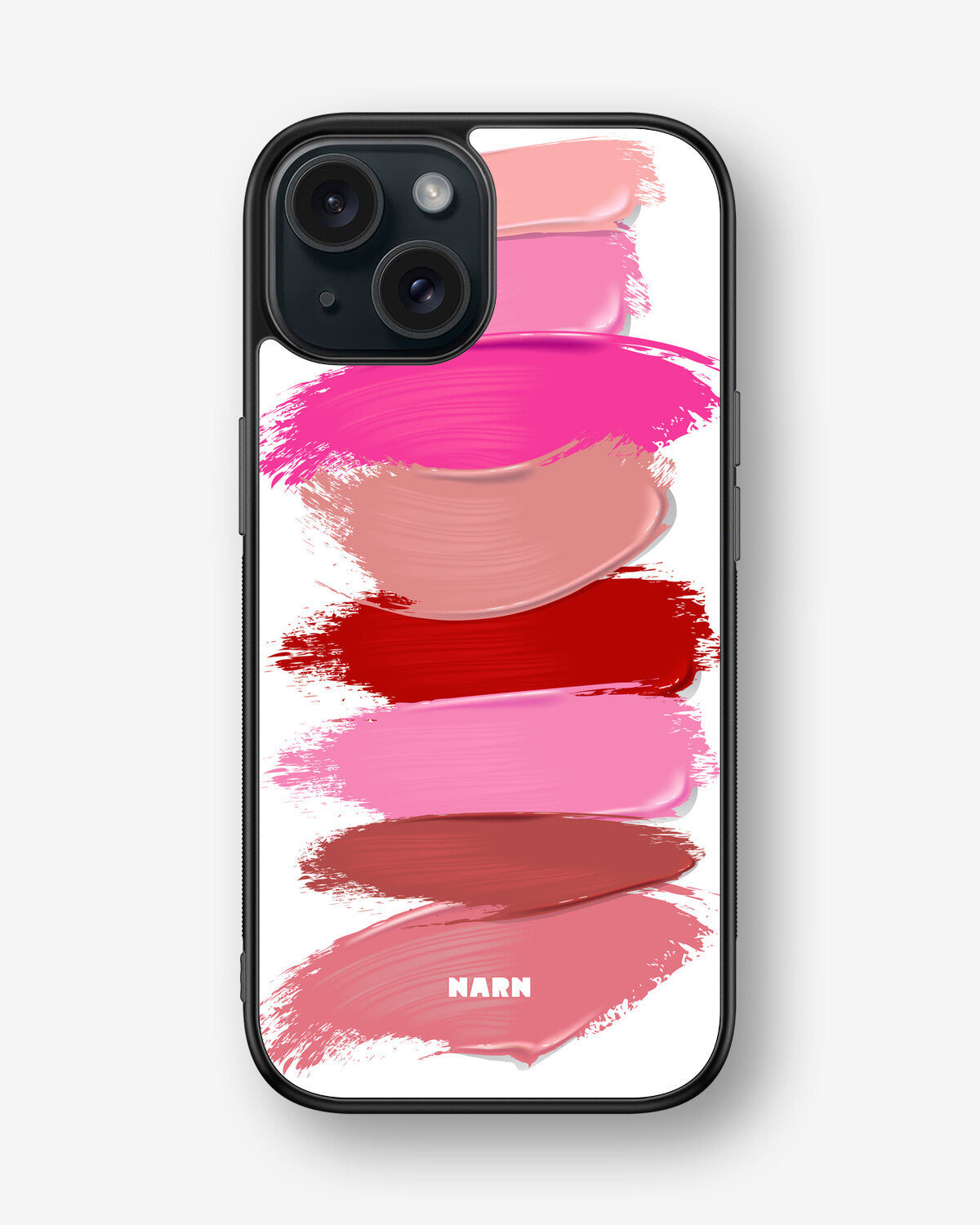 iPhone 15 Hard Case – Lipstick Smears - View 1