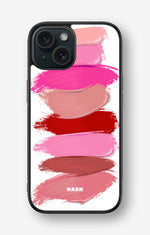 iPhone 15 Hard Case – Lipstick Smears - View 1