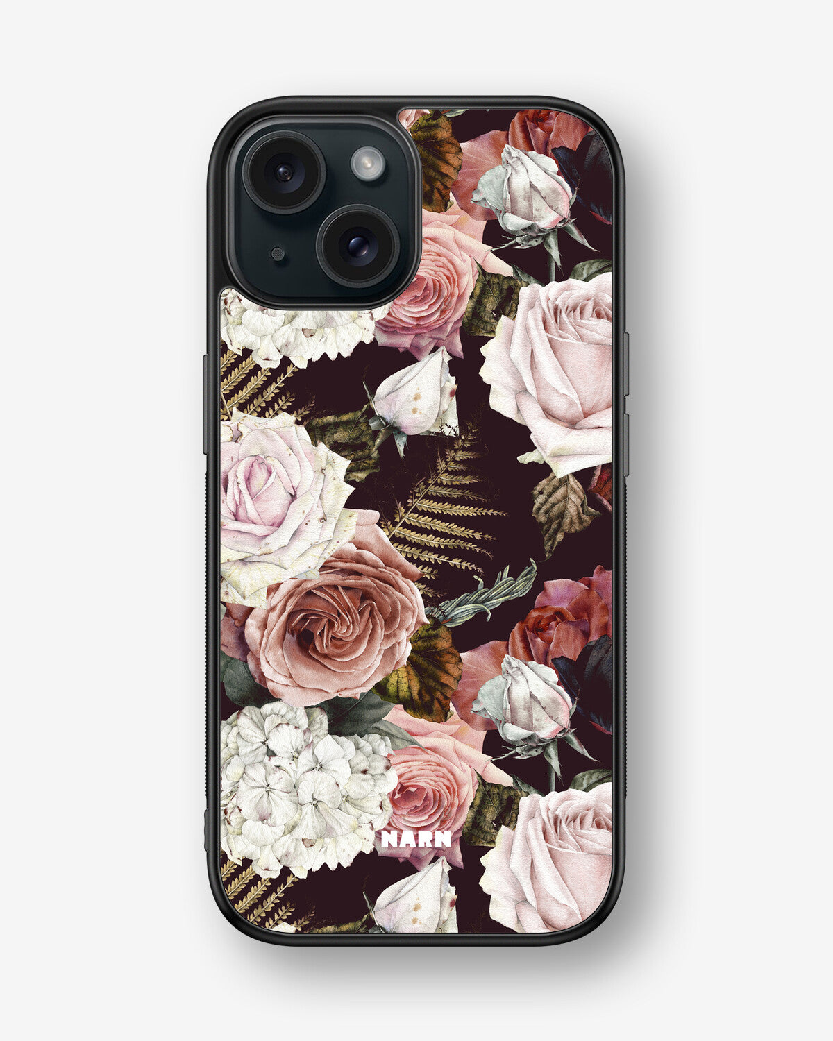 iPhone 15 Hard Case – Midnight Roses - View 1
