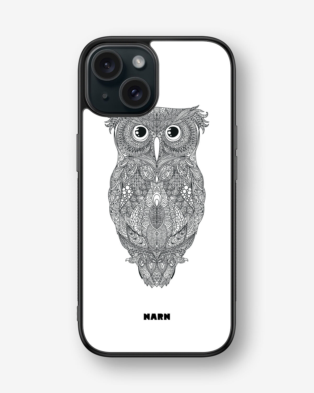 iPhone 15 Hard Case – Owl - View 1