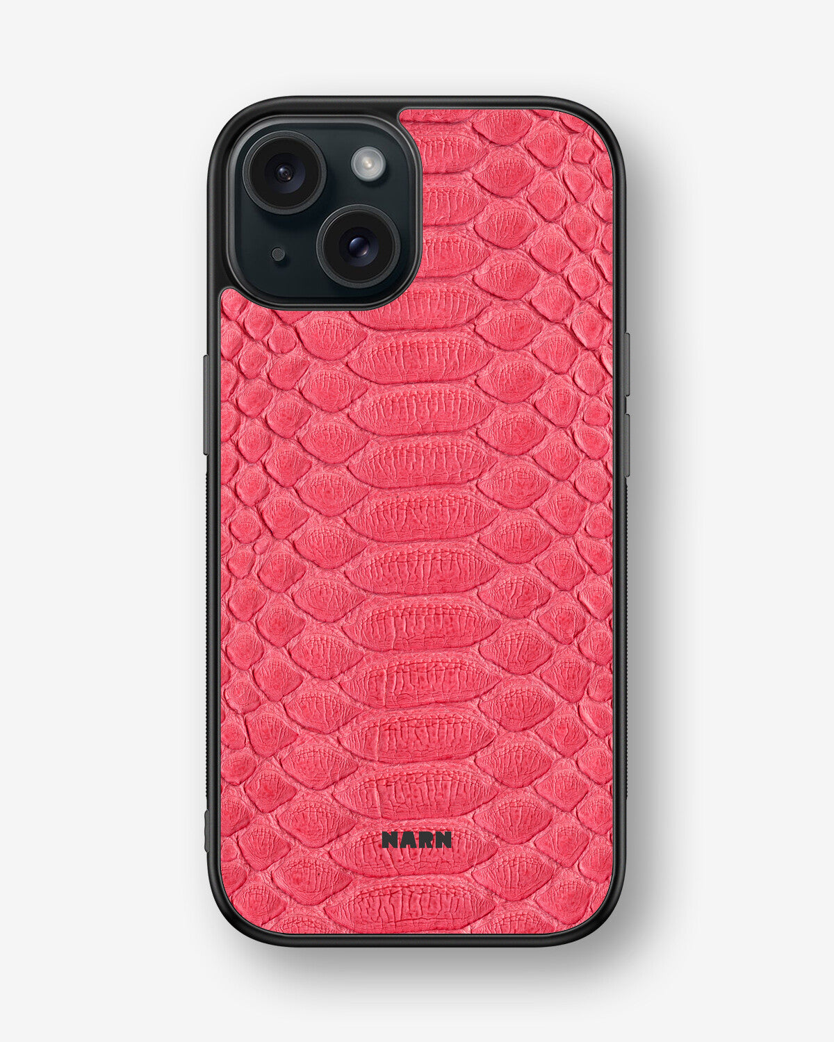 iPhone 15 Hard Case – Pink Snake - View 1