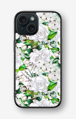 iPhone 15 Hard Case – White Bloom - View 1