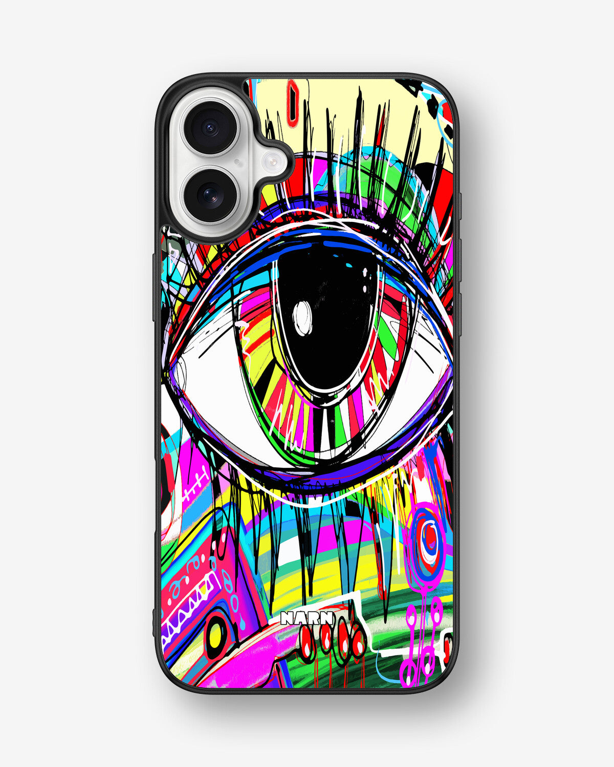 iPhone 16 Plus Hard Case – Abstract Eye - View 1