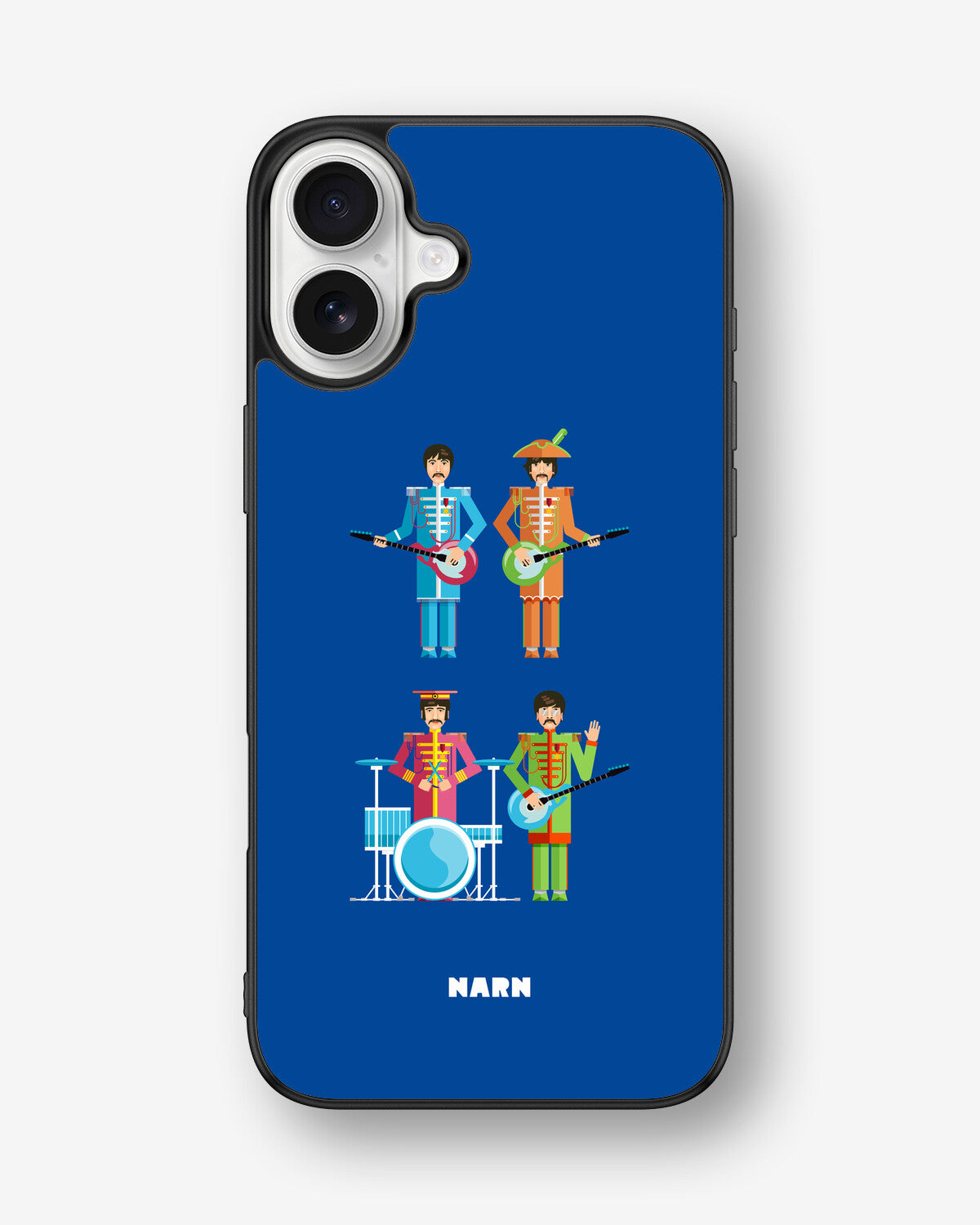 iPhone 16 Plus Hard Case – Beatles Blue - View 1