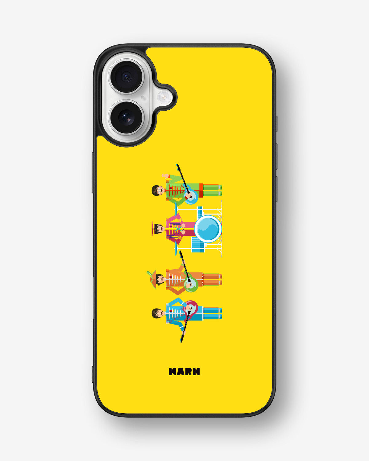 iPhone 16 Plus Hard Case – Beatles Yellow - View 1