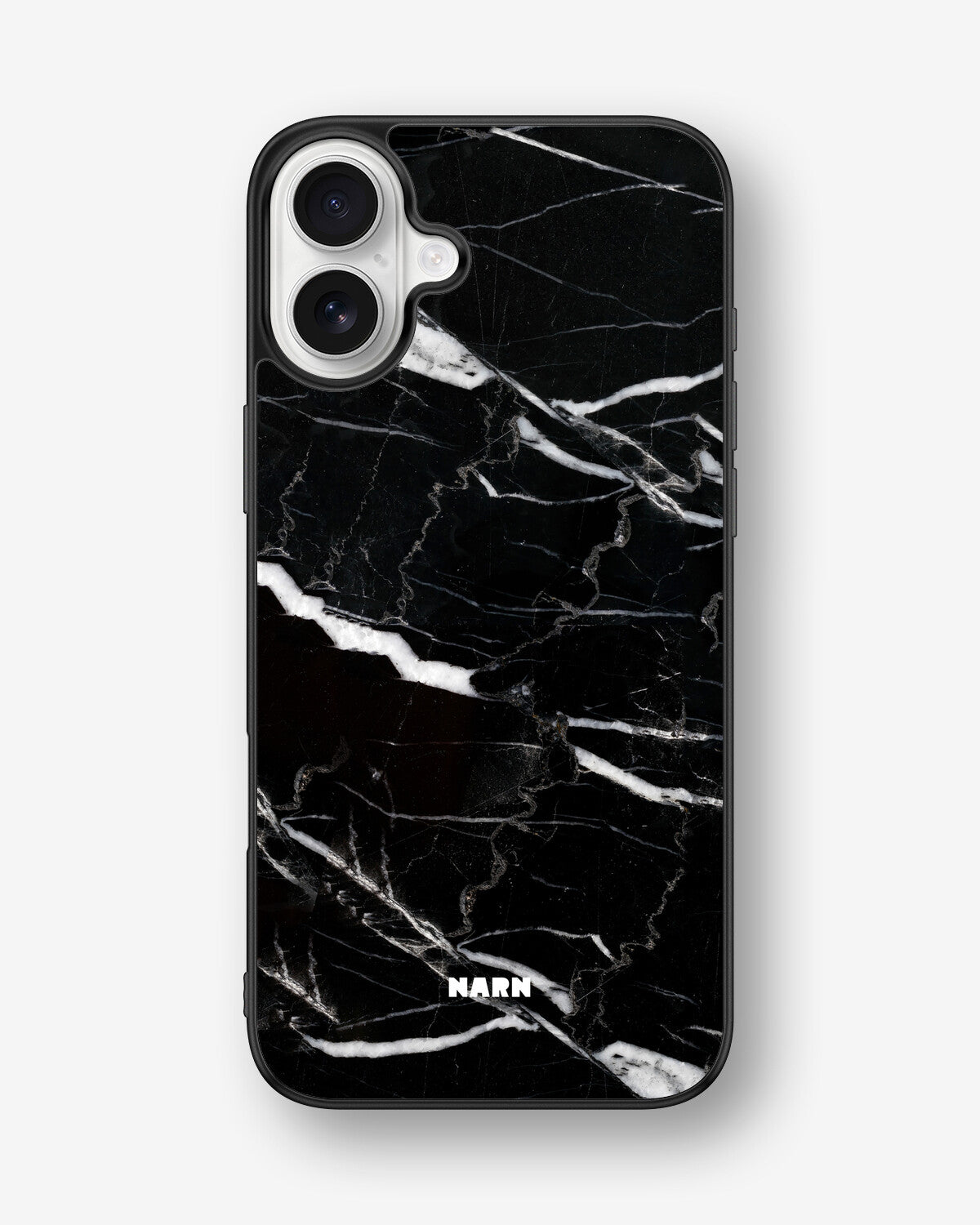 iPhone 16 Plus Hard Case – Black Marble - View 1